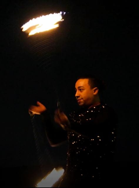 Fire Poi Dancer Yunus