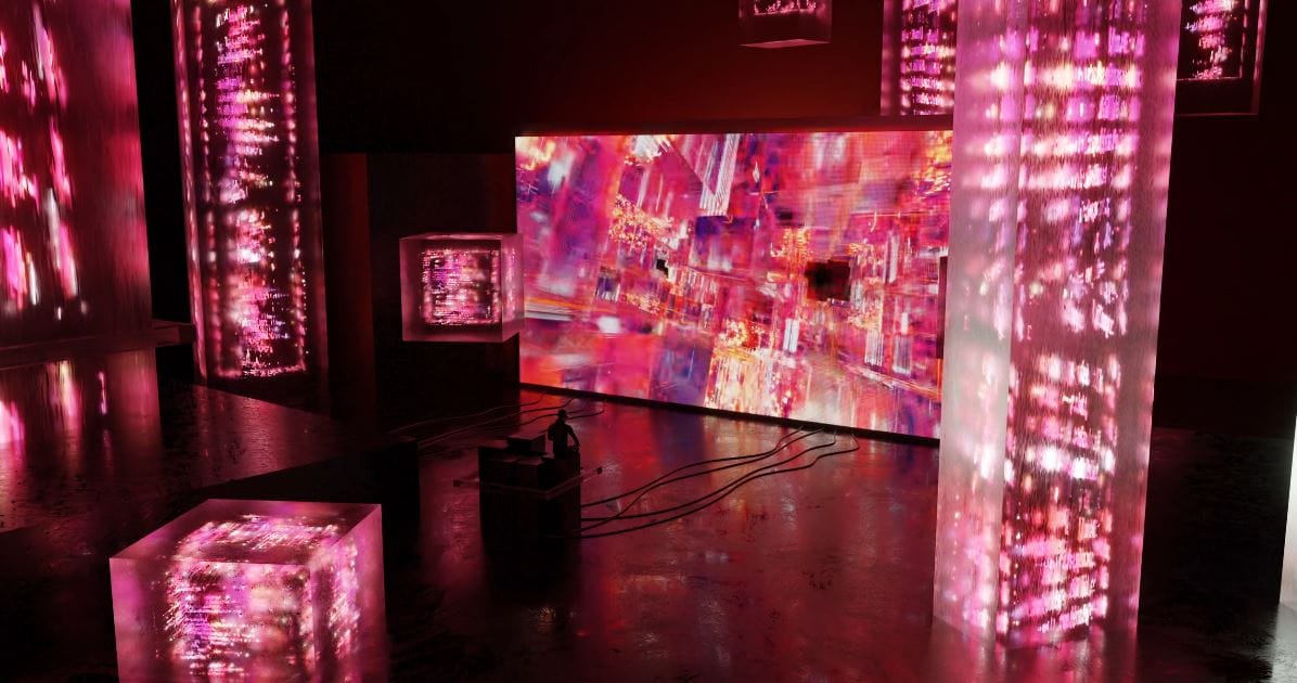 Projection mapping show